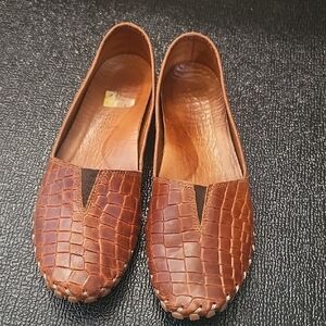 SPRING STEP KATHALETA-CROCO SHOE Size 8 LIKE NEW